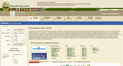 Desktop Screenshot of millionhorse.com